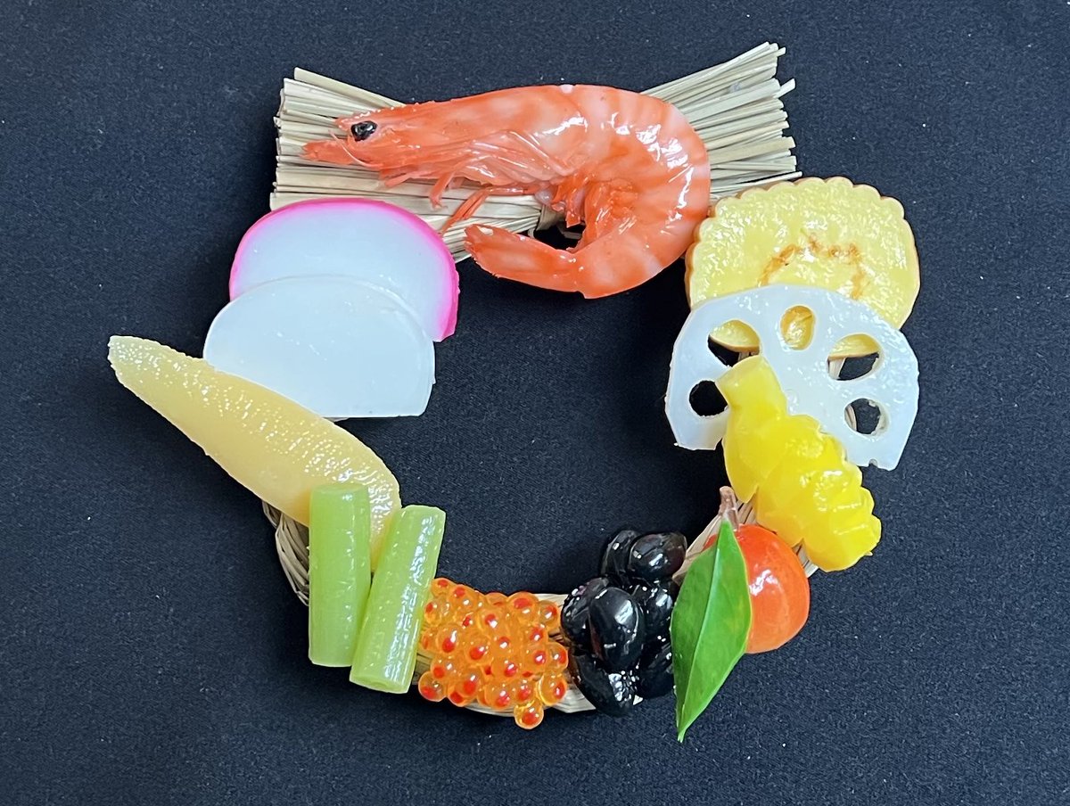 クリスマスとお正月がそこまで ＃食品サンプル ＃ながお食研 ＃ながお