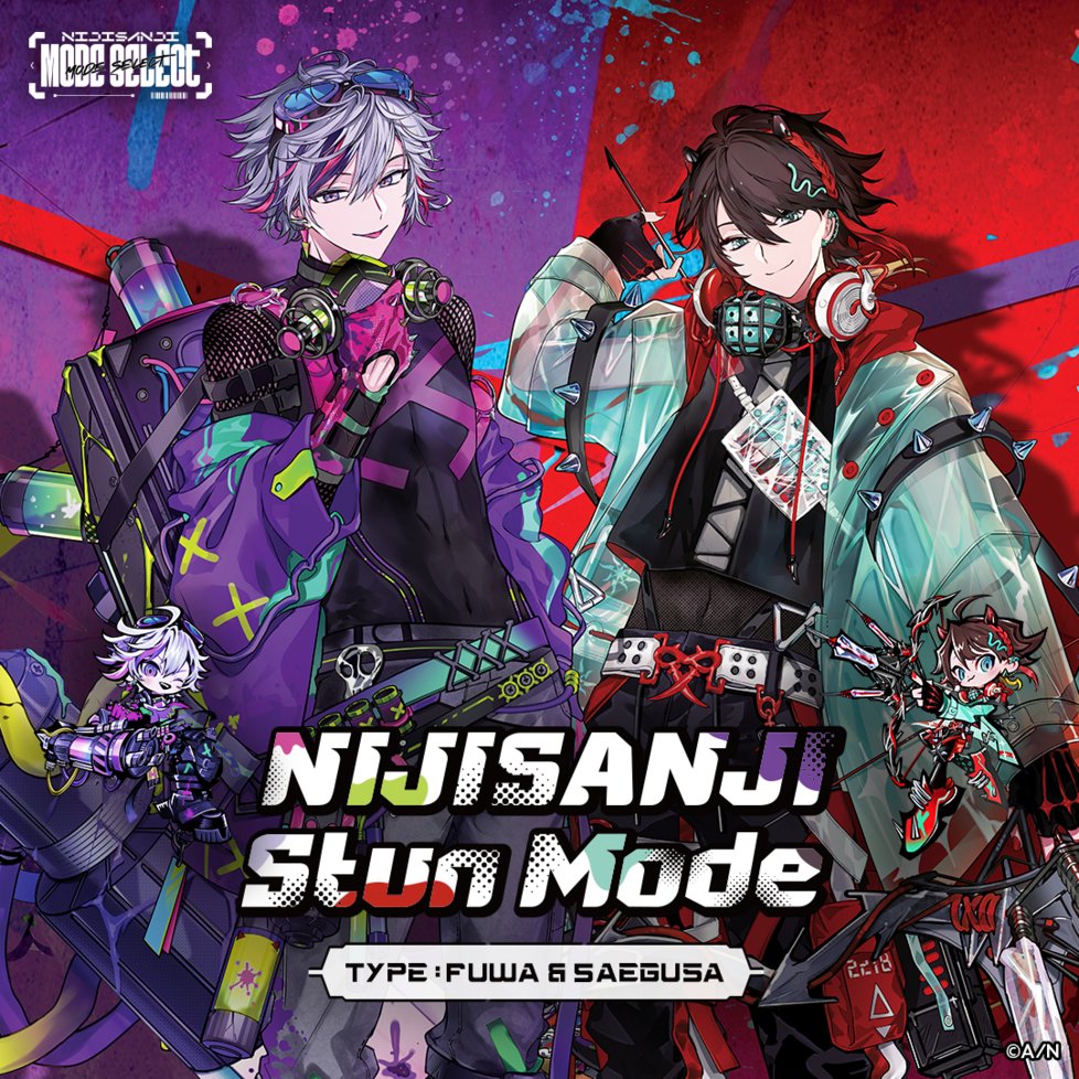 NIJISANJI Stun Mode Type：Fuwa＆Saegusa グッズ販売開始！】 にじ