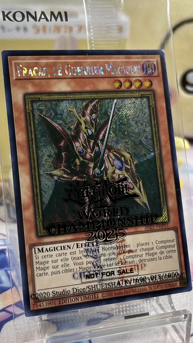 wcs2025 封印されしエクゾディア&魔導戦士ブレイカー未開封 黒封筒付き