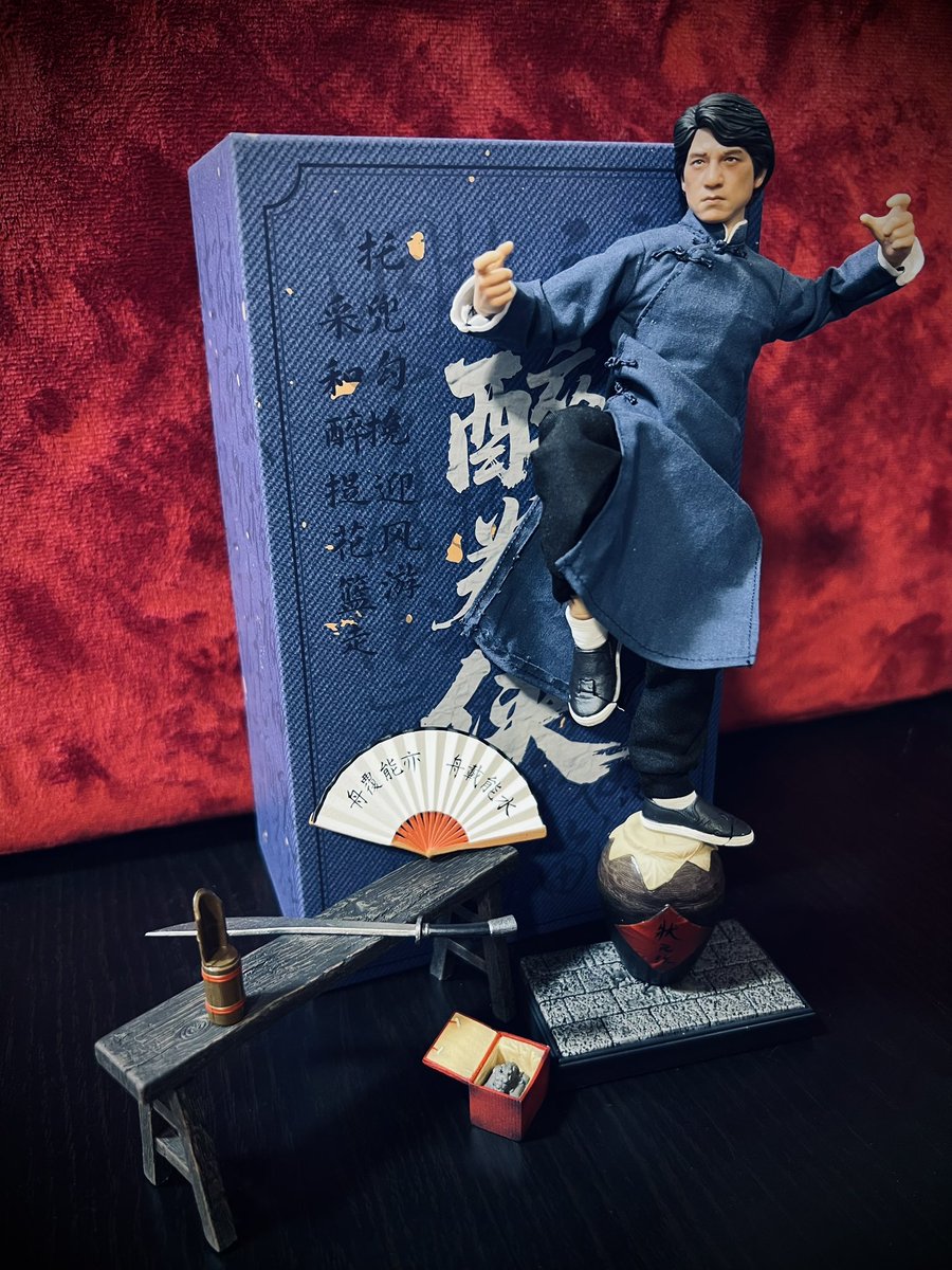 酔拳2のジャッキー・チェン1/12アクションフィギュアが届いた！ 可動域