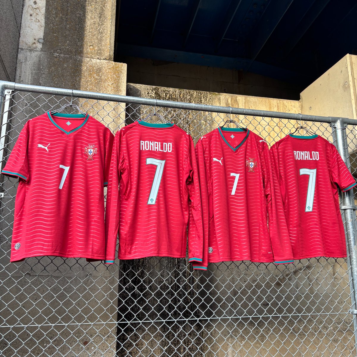 2026W杯 Ronaldo 7 ポルトガル代表 長袖 シャツ 2026W杯 Ronaldo 背