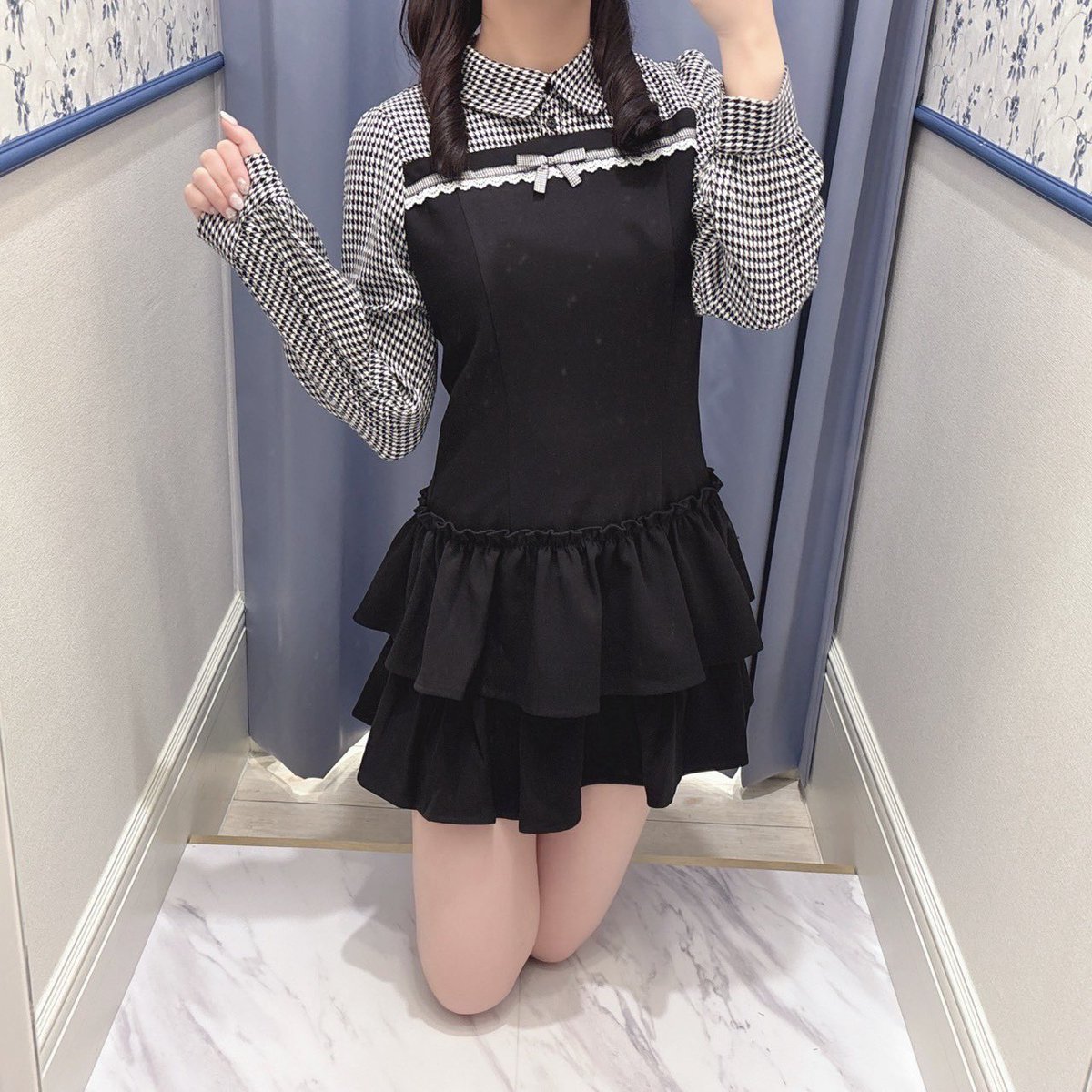 evelyn池袋店 𝐜𝐨𝐦𝐢𝐧𝐠 𝐬𝐨𝐨𝐧…❤︎ #ティアードミニOP price