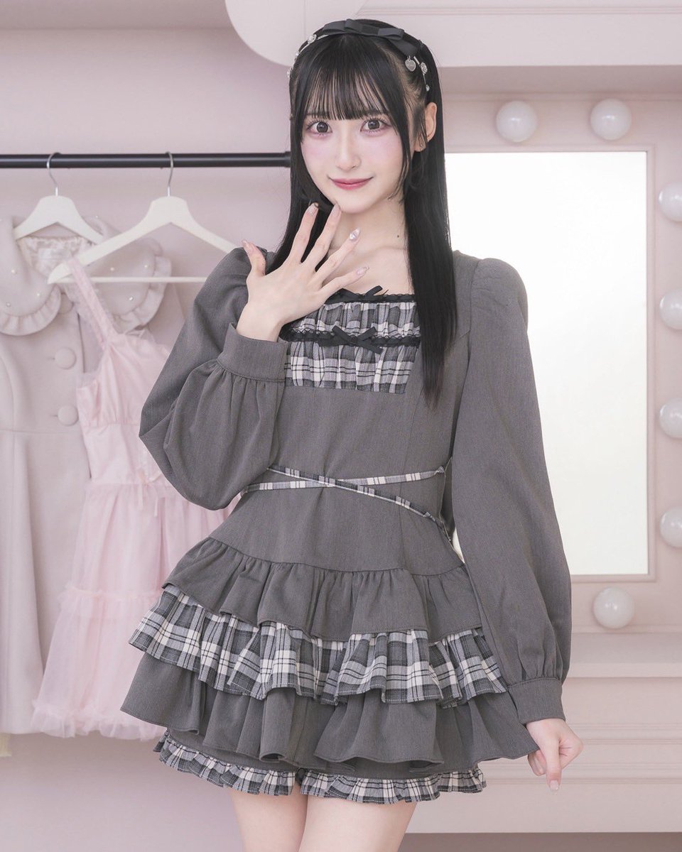 Coming soon 🎀／ ♡はしごリボンティアードセットアップ ¥14,000