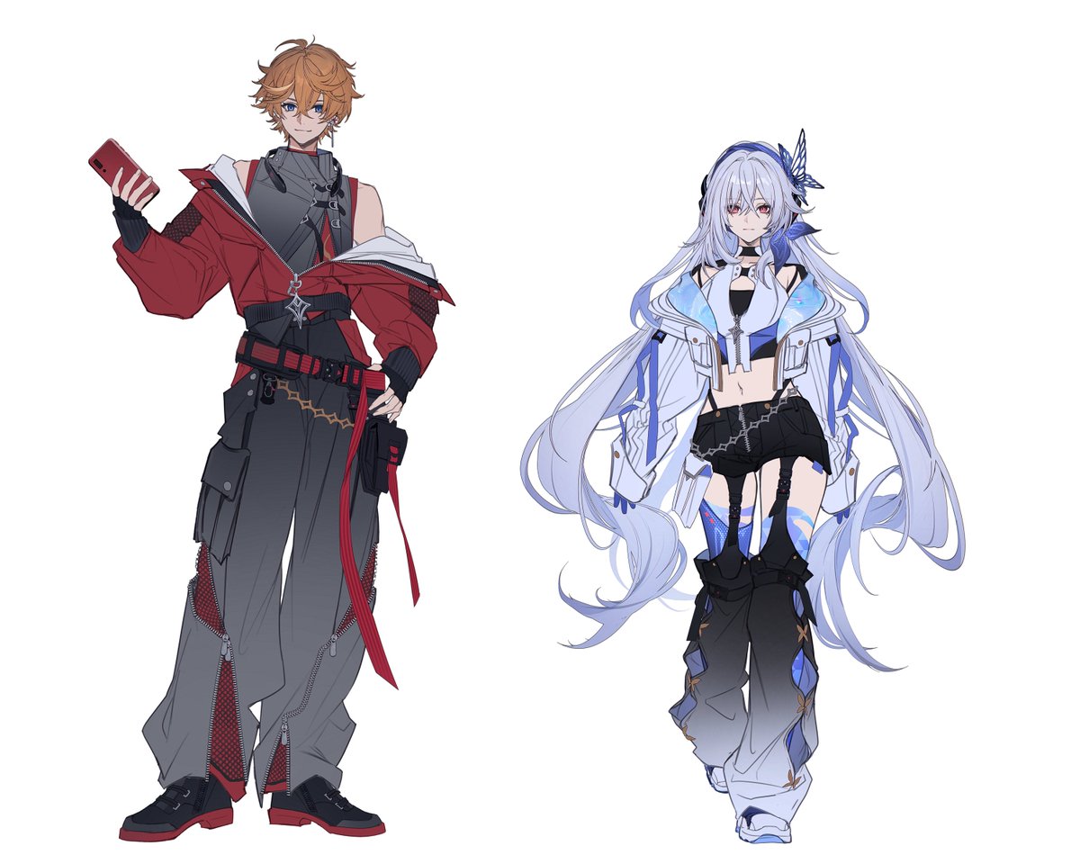 お仕事】 HoYoFairカウントダウンイラストのタルタリヤ、スカークの