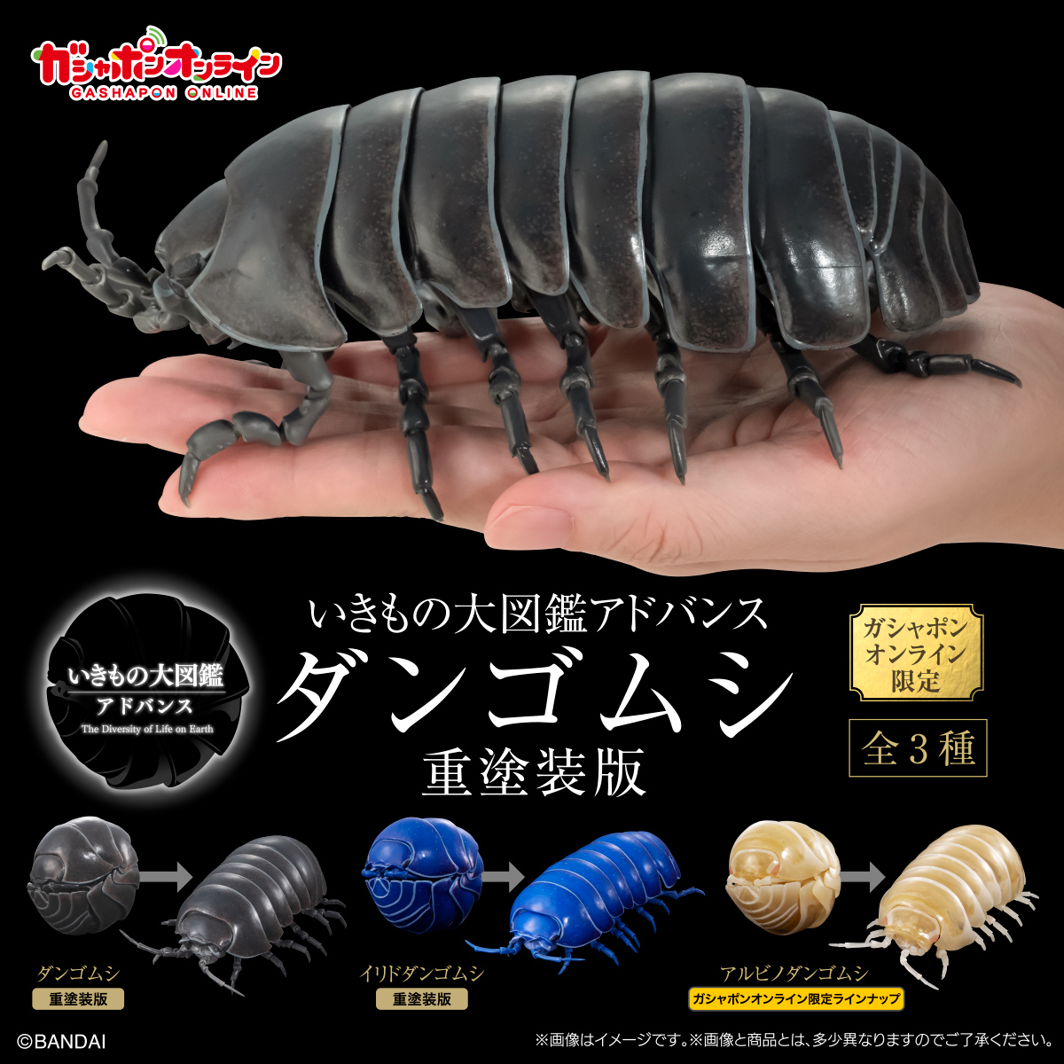 いきもの大図鑑アドバンス ダンゴムシ（重塗装版） （税込1,800円
