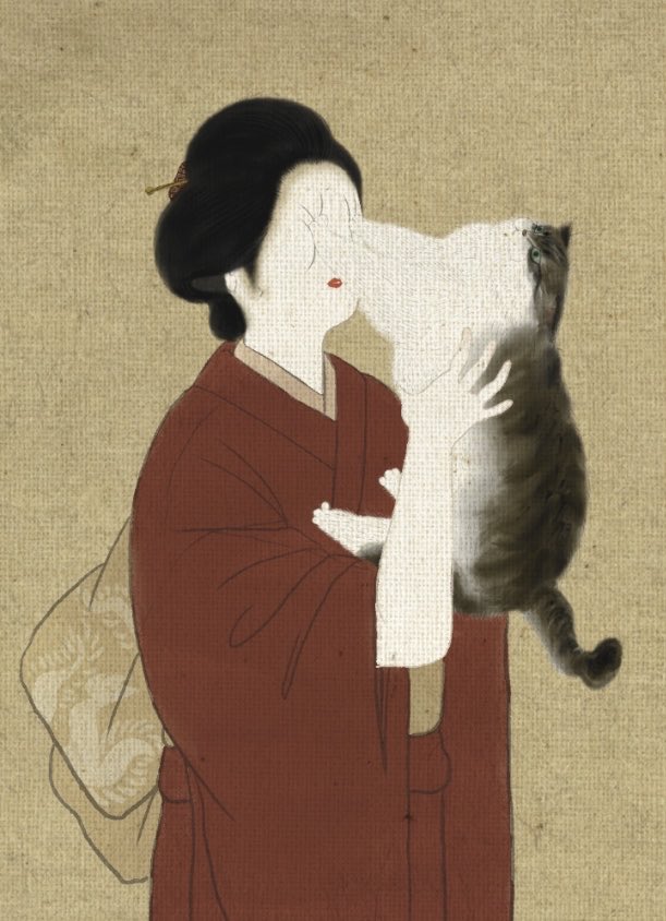 実家のねこがモデルです