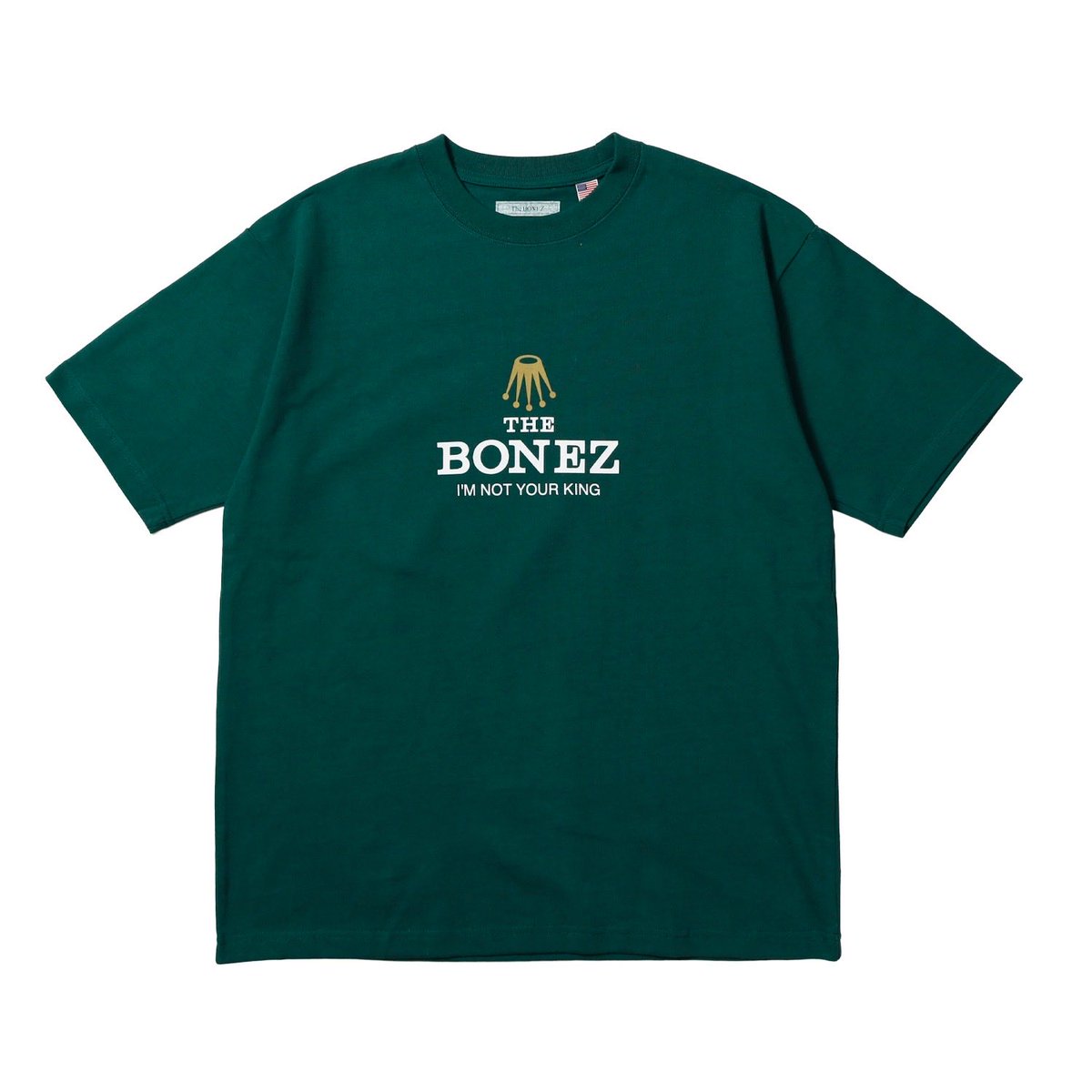 Goods Info】 Crown Tee Price : ¥5,500- (in tax) Color：Green Size