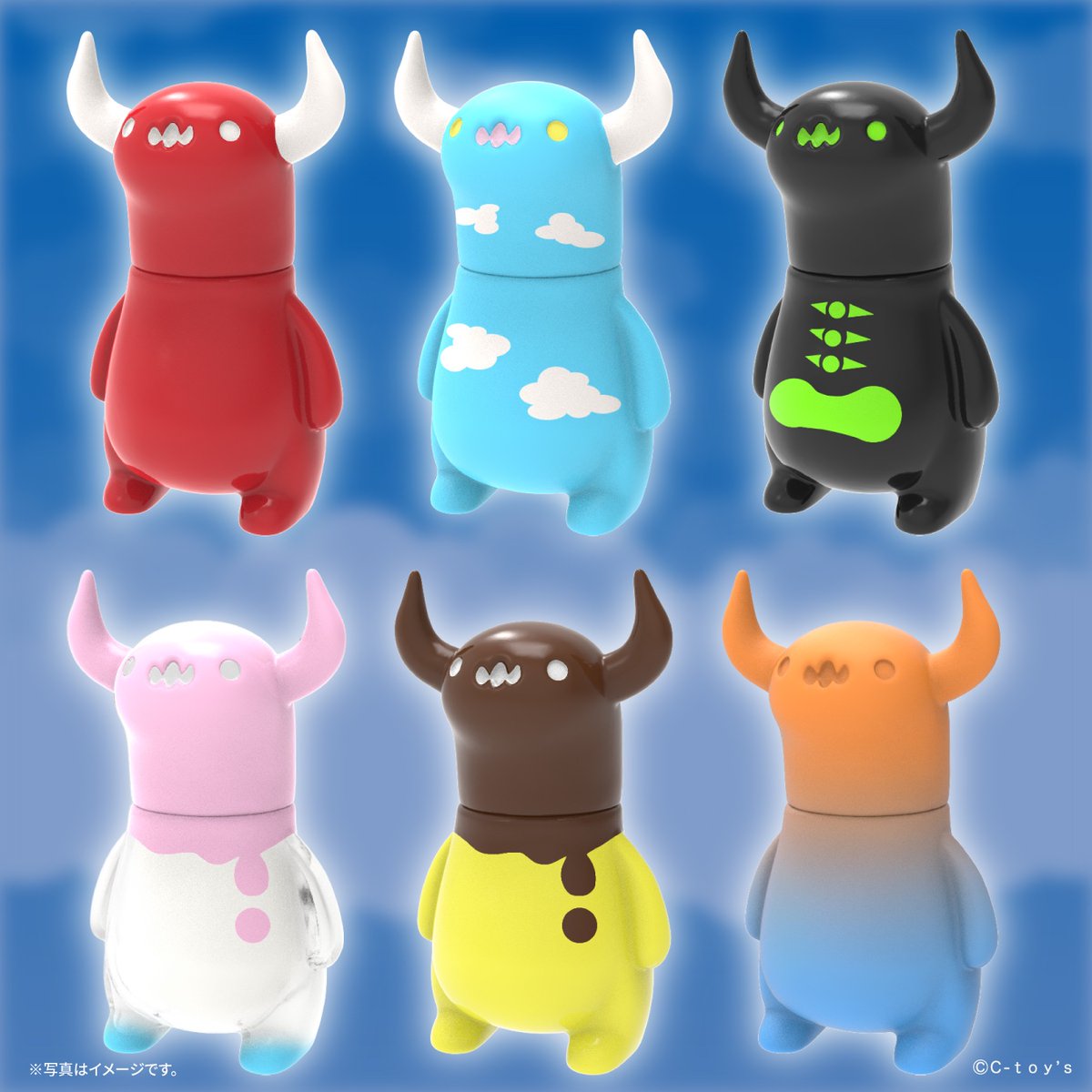 おまたせ】スタジオソータ様よりカプセルトイ&ボックストイ上の空怪獣