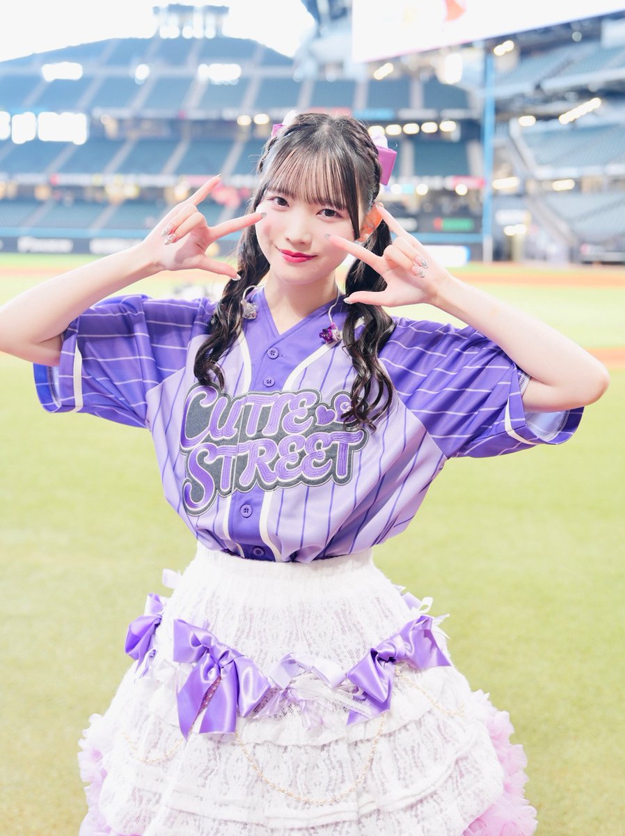 真鍋凪咲 in エスコン⚾️】 8番 ピッチャー 💜真鍋凪咲(Nagisa Manabe