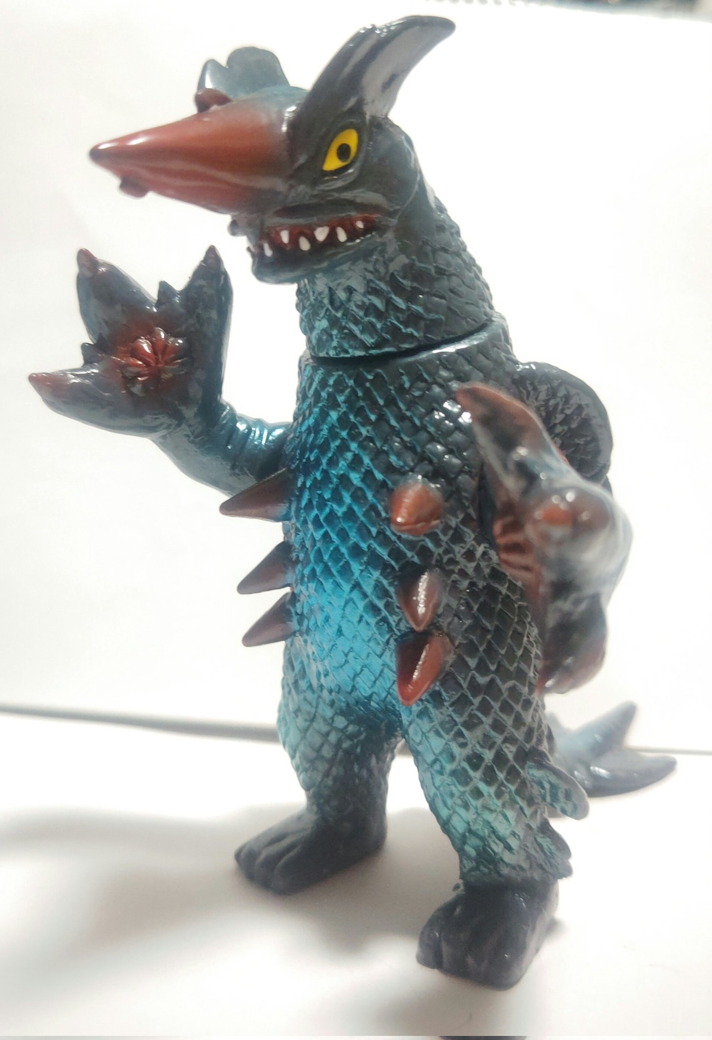 ヤモマーク ガラン蓄光グリーン ソフビ 大怪獣シリーズ ヤモマーク