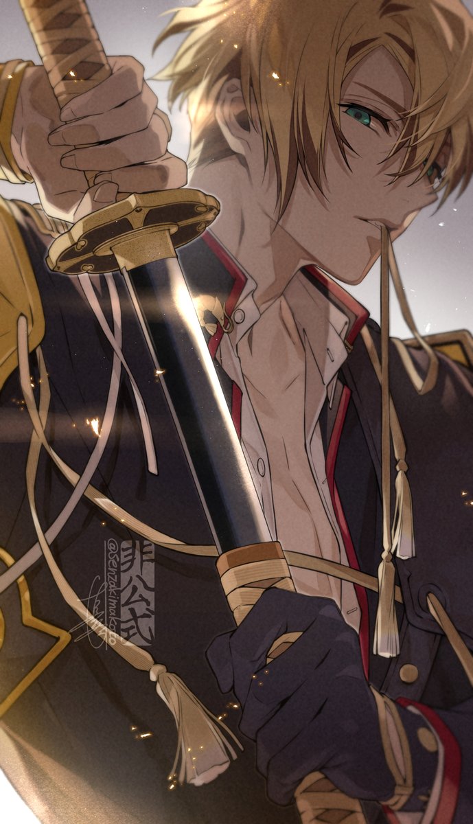 刀剣乱舞の新刀剣男子「古備前信房」のキャラクターデザインを担当