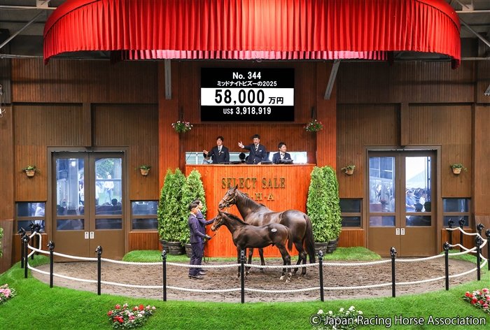 セレクトセール2025】 上場番号 344番 父 イクイノックス 母