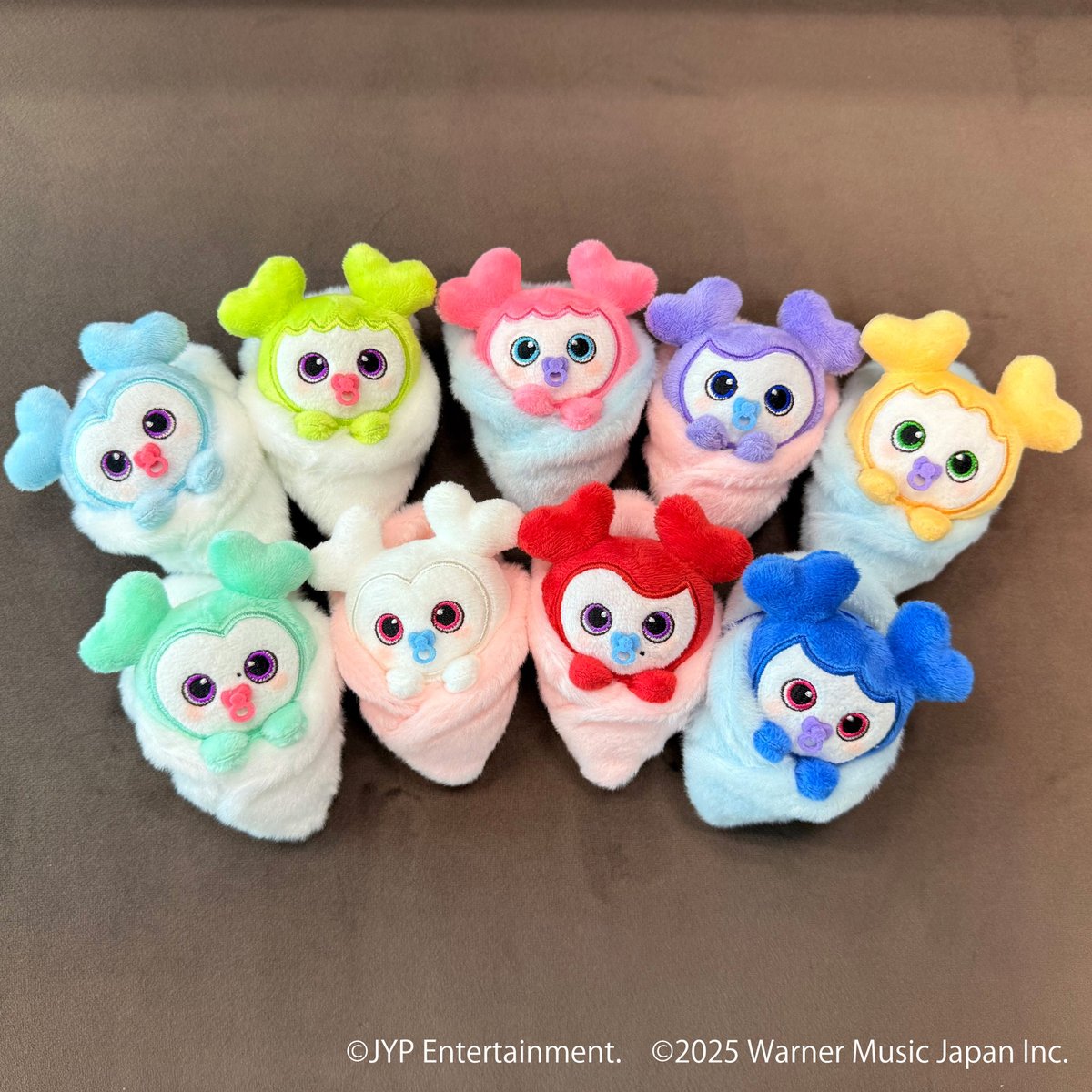 TWICE LOVELYS おくるみマスコット GiGO ツウィ ミナ ナヨン TWICE