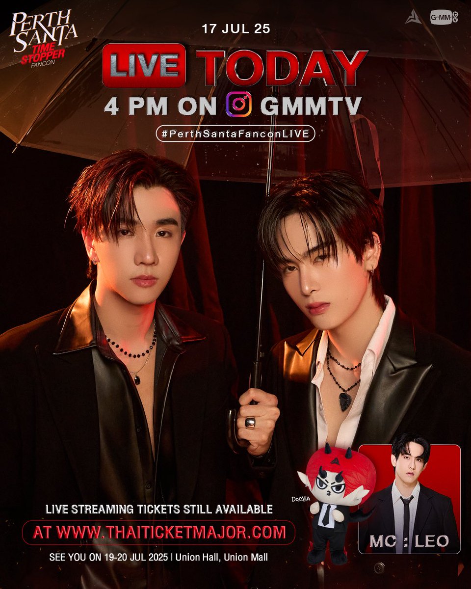 GMMTV PerthSanta サイン入りポスター GMMTV PerthSanta サイン入り