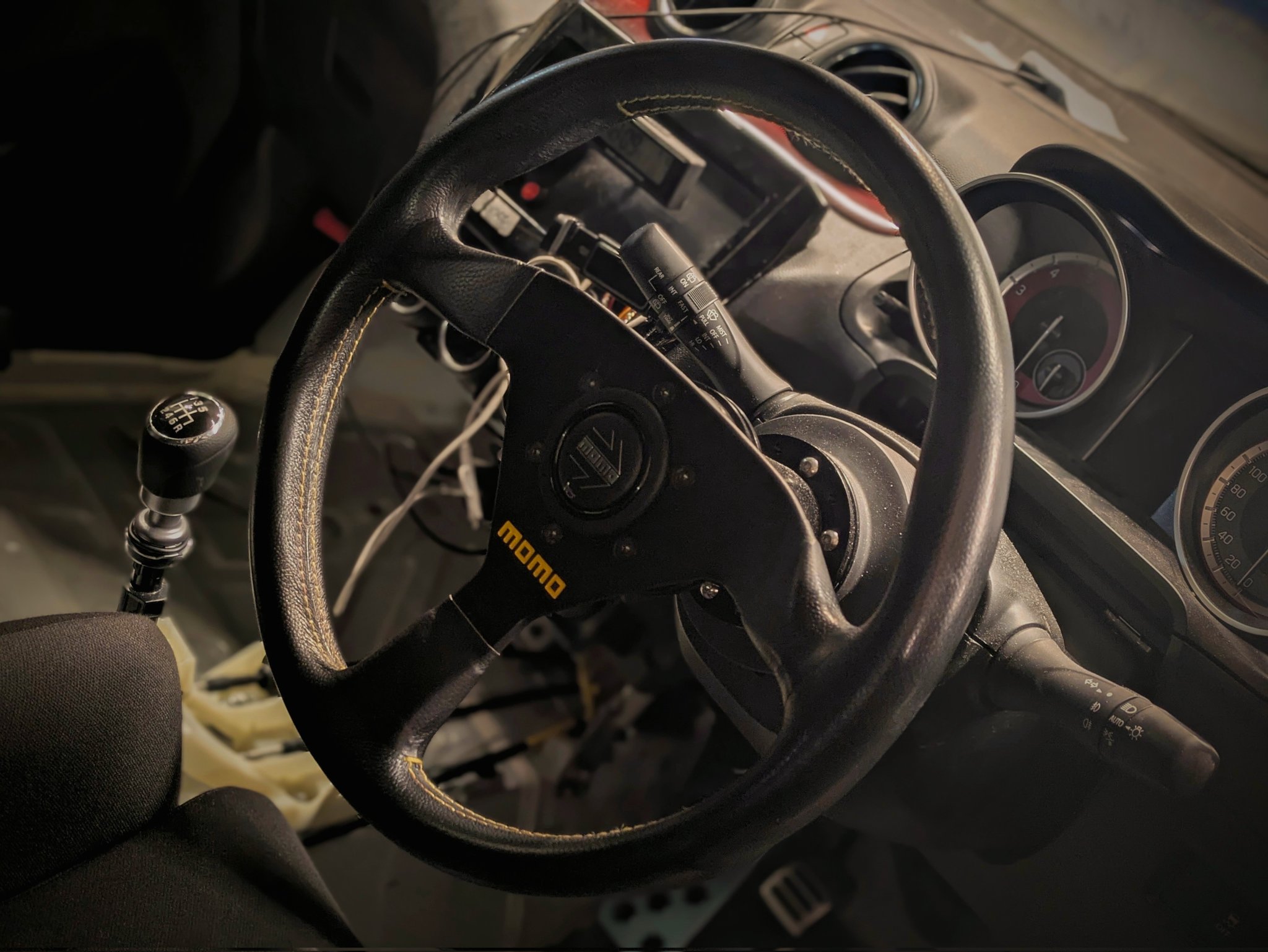 MOMOステアリング たぶんベローチェだったと思います。 MOMO