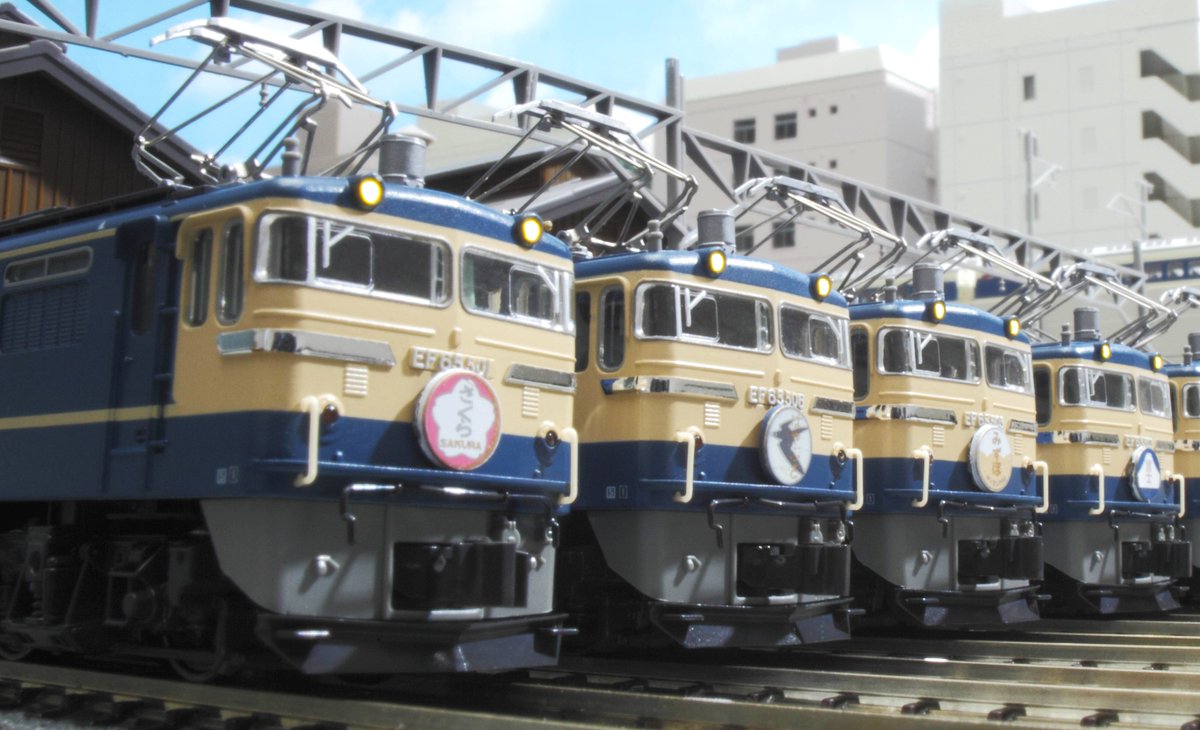 ブルートレイン用EF65】 EF65 500番台P形特急色もスロットレスモーター