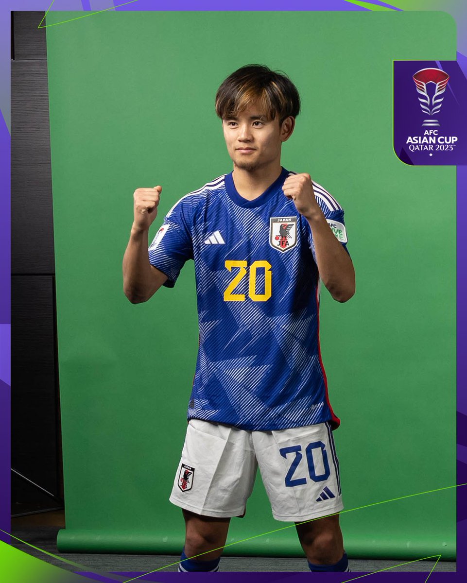 🏆AFC #アジアカップ カタール 2023 📷AFC写真撮影⚽️ ✨#久保建英
