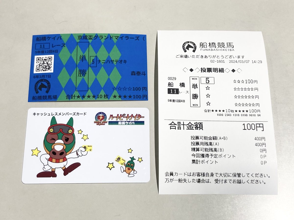 魅力的な価格 ボーンジーニアス号の応援馬券 メンズウェア - メンズウェア