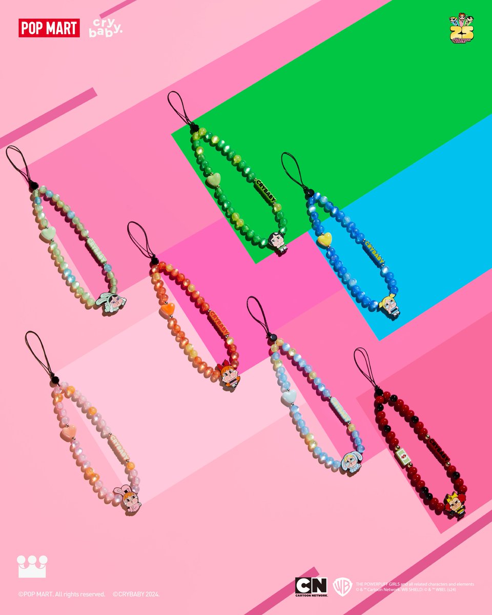 CRYBABY × パワーパフ ガールズ シリーズ がiPhoneケース、AirPodsPro