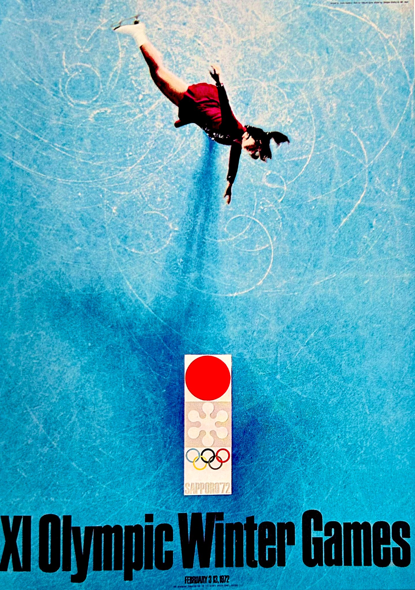 大地】1972年札幌冬季オリンピックポスター(2枚) 大地】1972年札幌