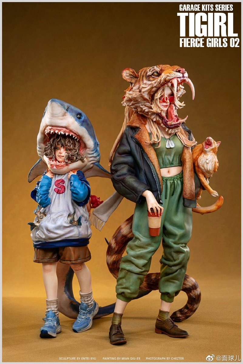 オリジナルシリーズの虎の子「TIGIRL」ガレージキット たくさんの
