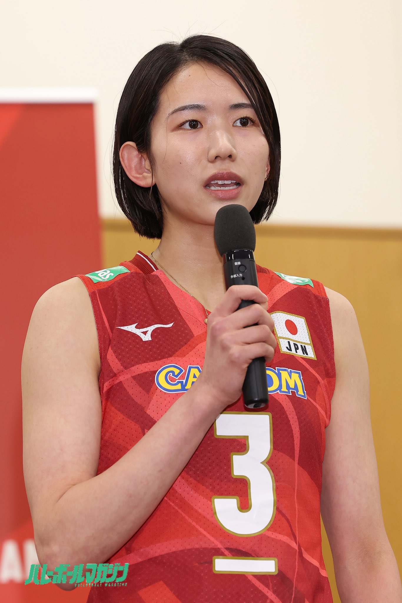 バレーボール 日本代表 山田二千華 直筆サイン入り 応援Tシャツ NEC