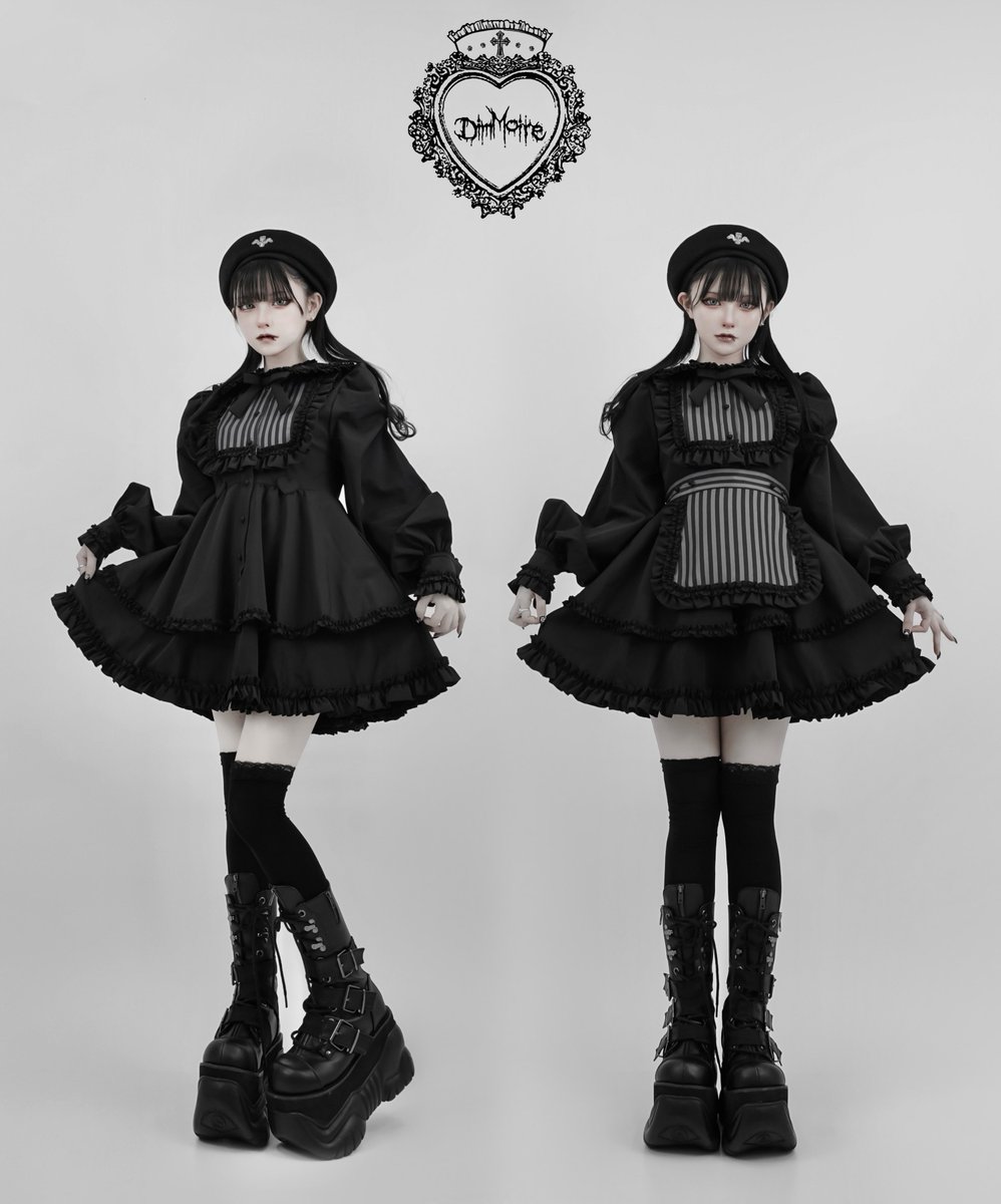 まみお】 絶メイドワンビース dimmoire 絶メイドワンピース ブラック