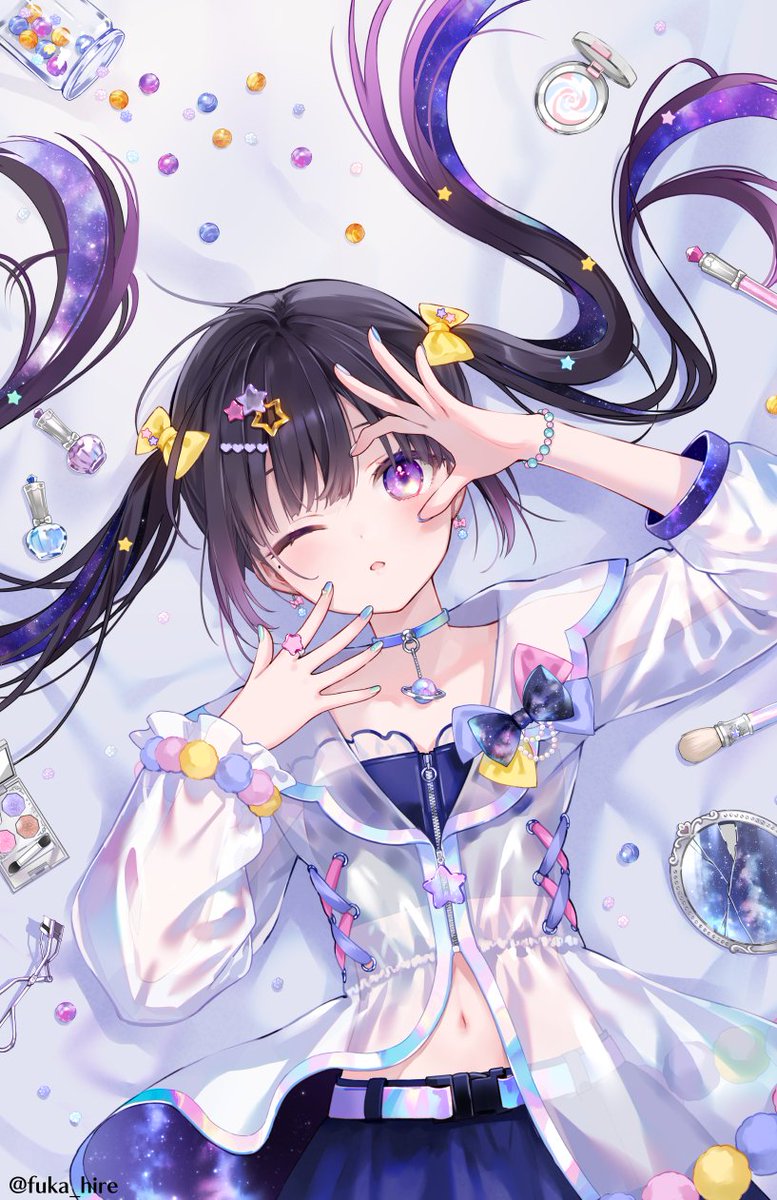 星よりきらめく#絵師100人展 」|フカヒレのイラスト