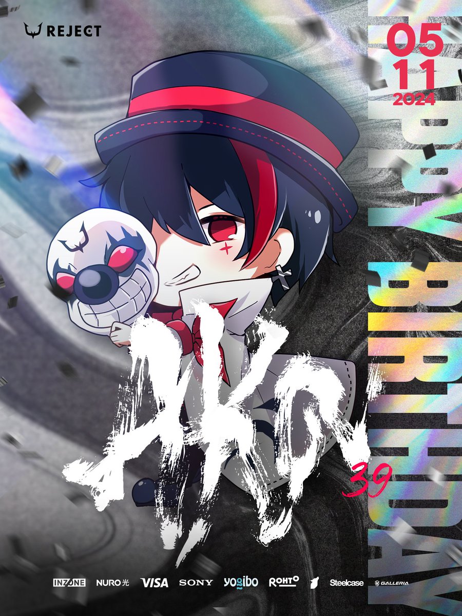 あかまじゅ、誕生日おめでとうなの🎂 今年も一緒に楽しんで頑張ろうね