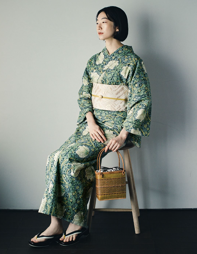 クラシカルでモダンな浴衣 ウィリアム・モリスのテキスタイル