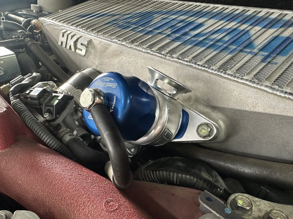 WRX STI VABに ターボスマート デュアルポートブローオフバルブ