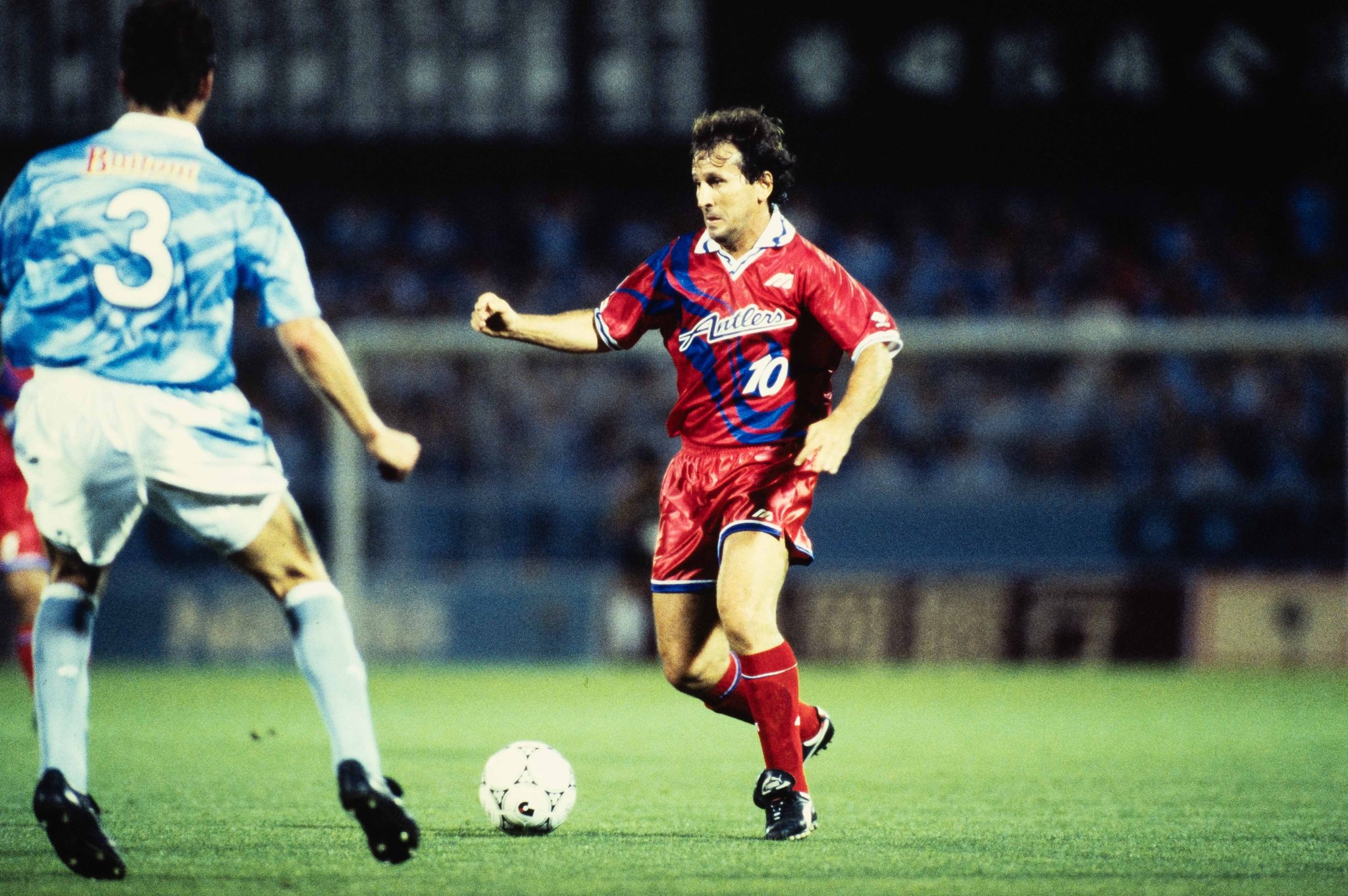 J発足前 ジーコ 鹿島アントラーズ 背番号10 ユニフォーム 92-93 カップ