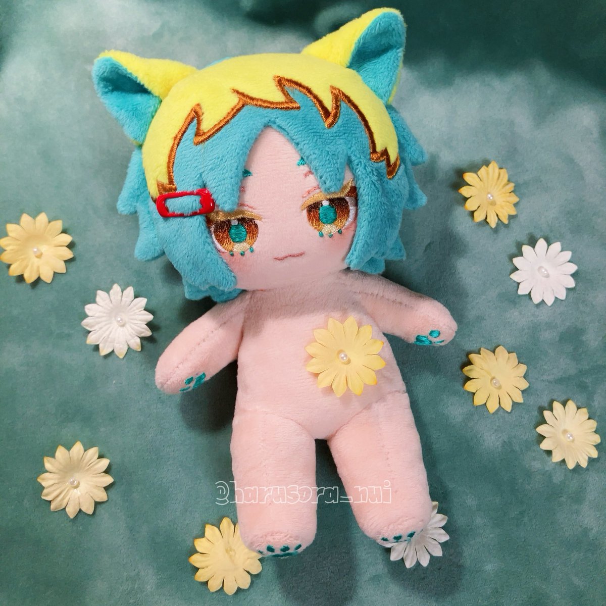 てづくり推しぬいwawaちゃん の型紙で15cmライムくん作りました