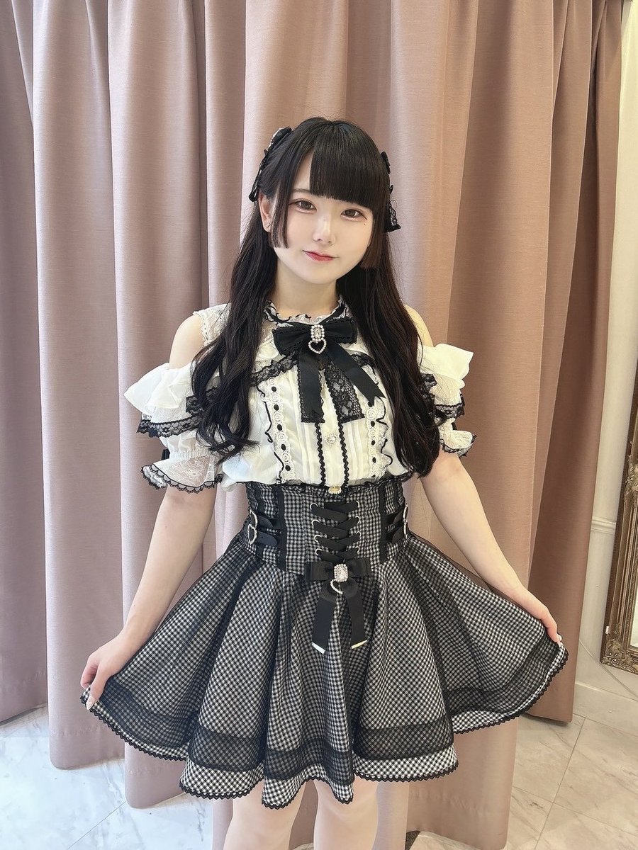 00s 希少 当時物 LIZLISA系 レースアップはしごレーススカパン 00s