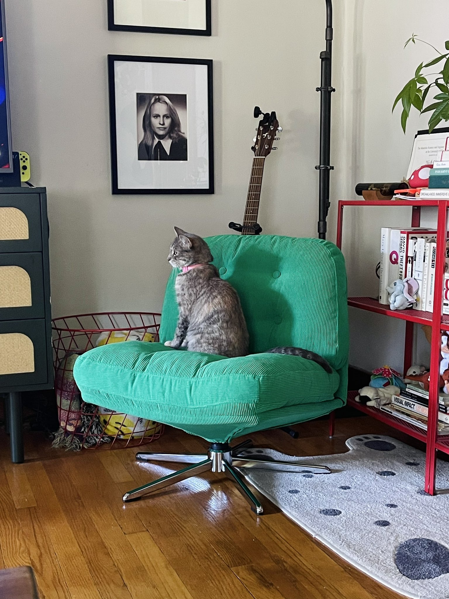 IKEA DYVLINGE/ディヴリンゲ グリーン DYVLINGE swivel chair, Kelinge