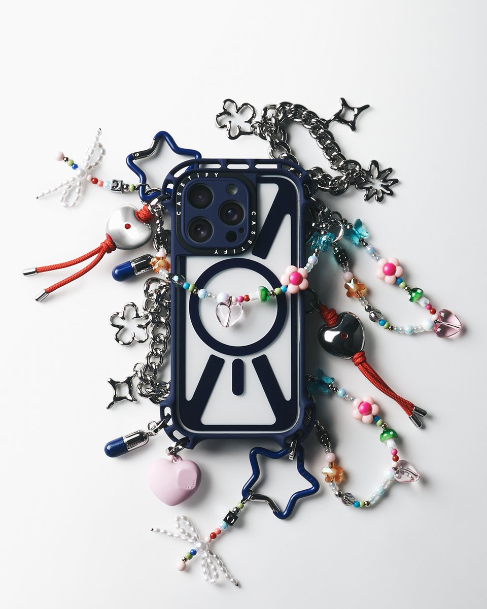 スマホケースにチャームをプラス⭐️🩷 ストレスフリーで簡単に