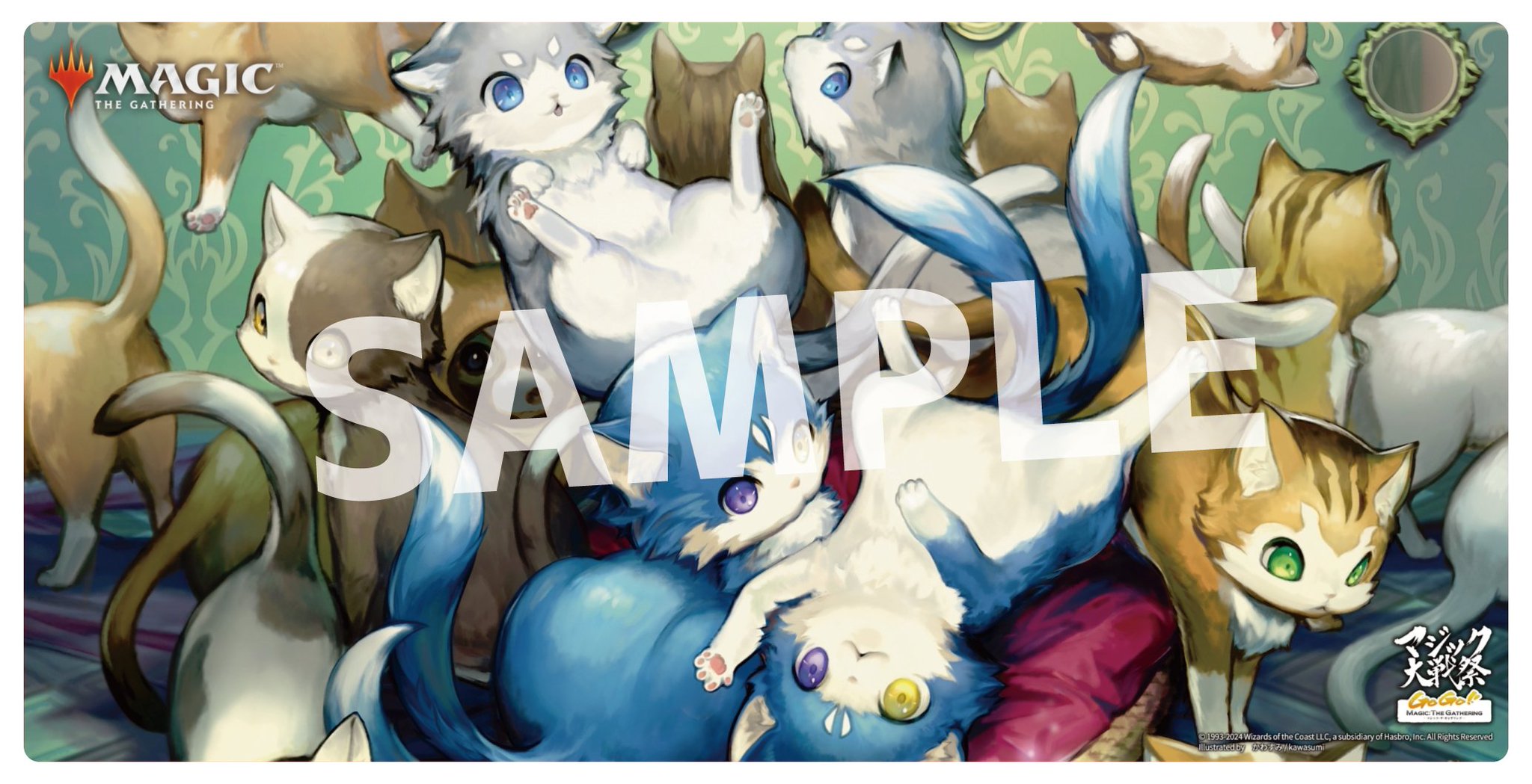 MTG マジック大戦祭 FF モーグリ 手掛かり プレイマット MTG FF 大戦祭