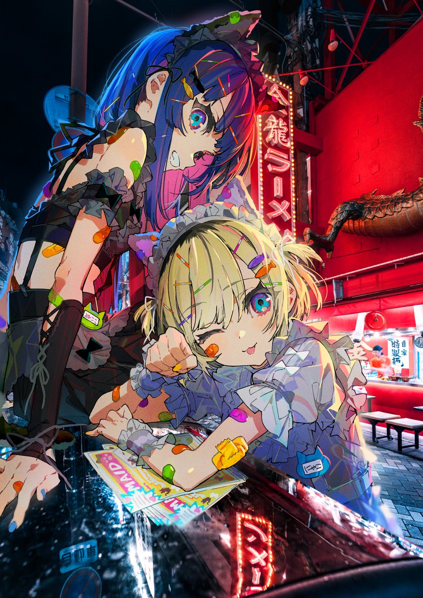 Mika Pikazo個展 ILY GIRL 複製原画 FOX アクリルアート Mika Pikazo