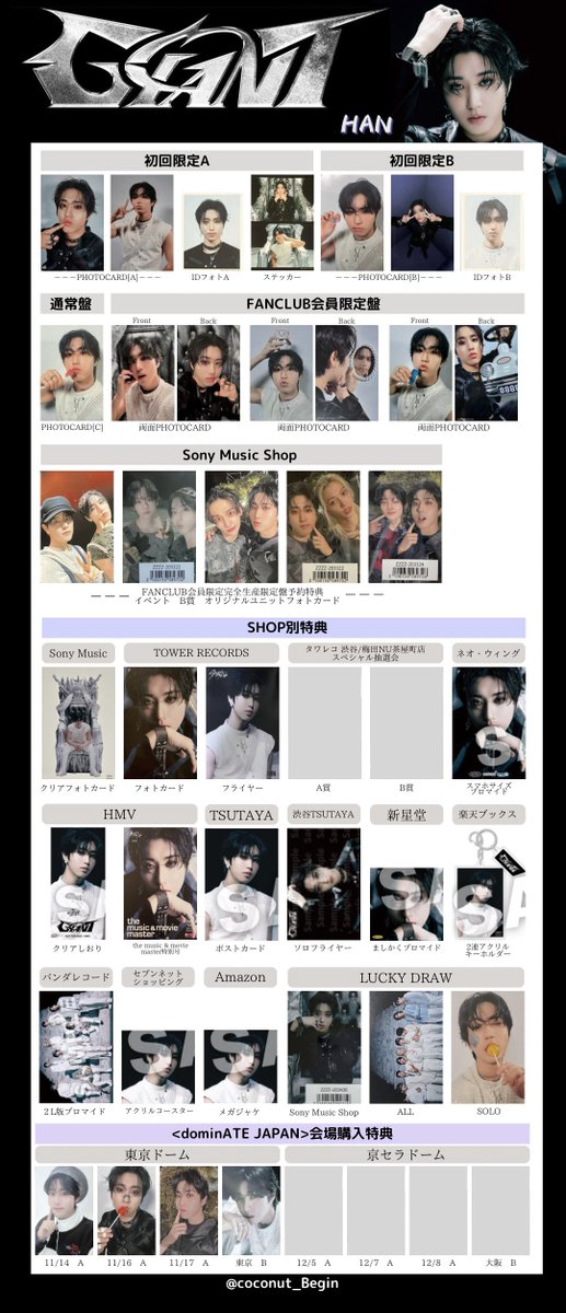 Stray Kids 日本 アルバム スキズ JP 2nd Album『GIANT』 交換