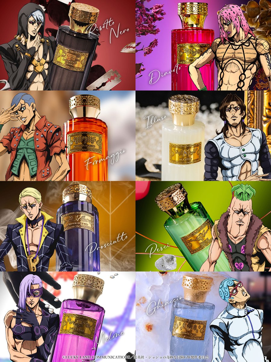 NOZ COLLABORATION」✖ アニメ『ジョジョの奇妙な冒険 黄金の風