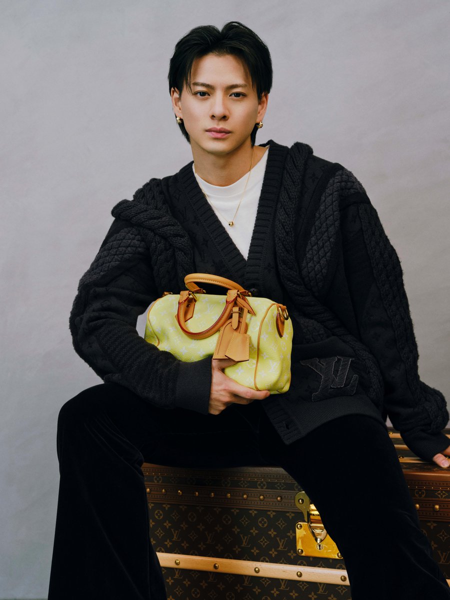 平野紫耀着用Louis Vuitton オリーブ トレーナー Mサイズ 平野紫耀