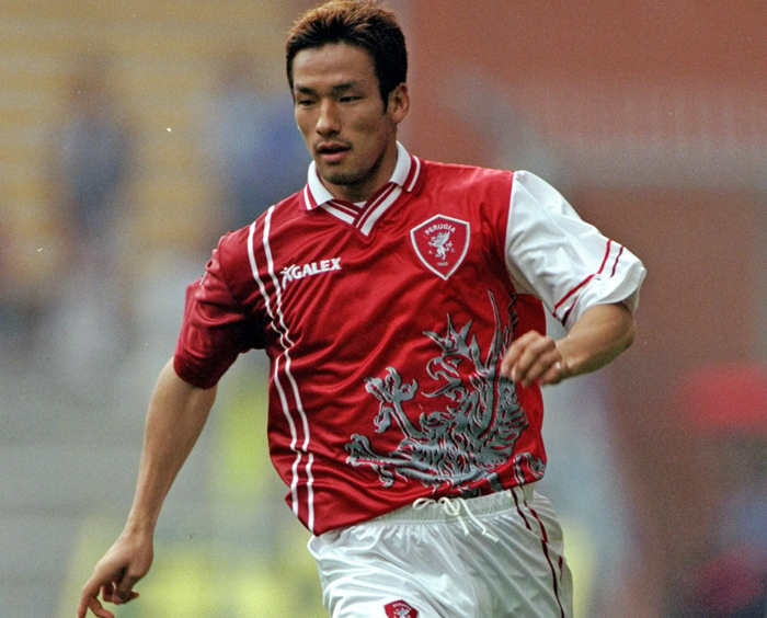 貴重✨ペルージャ 98-99 中田英寿 #7 ユニフォーム 赤 XL イタリア製