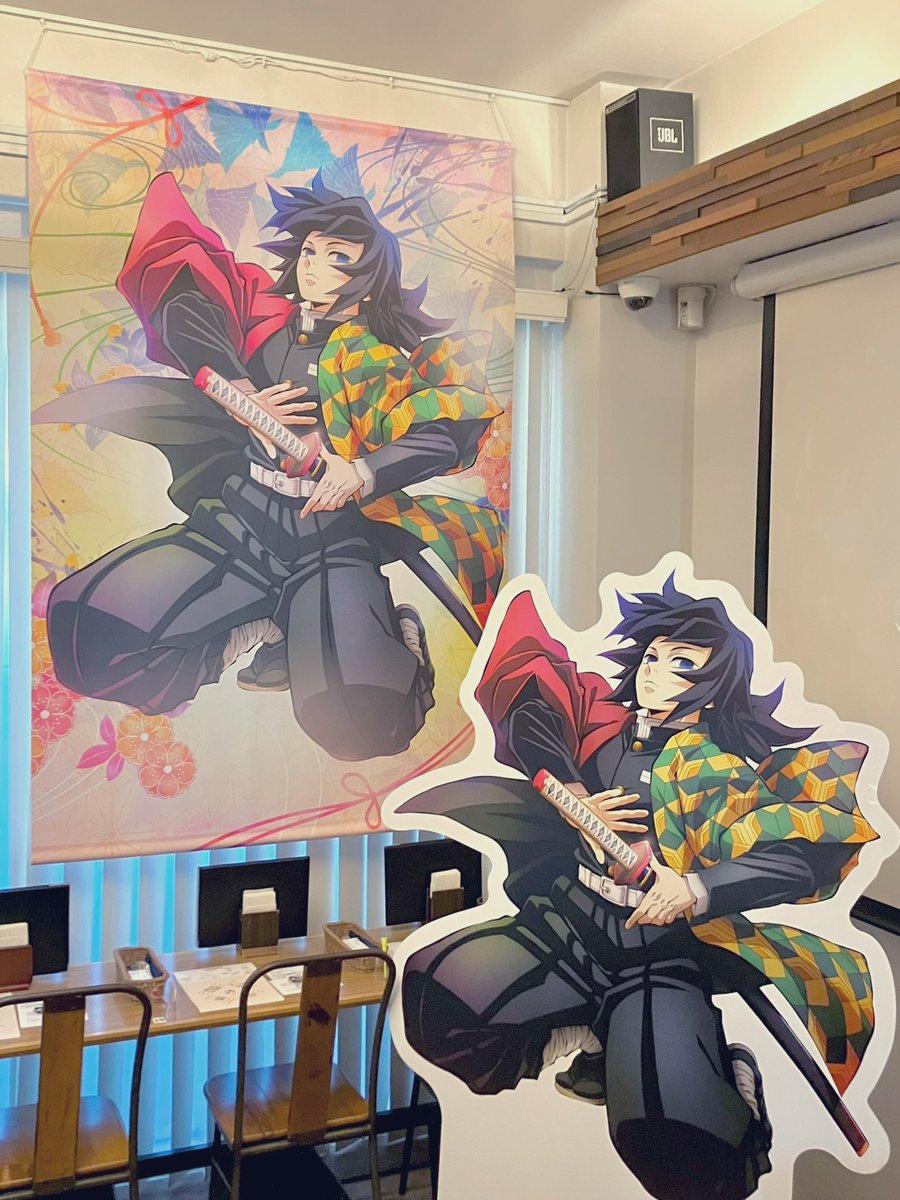 ufotable Cafe Tokyo】 アニメ「鬼滅の刃」柱カフェ ー水柱 冨岡義勇ー