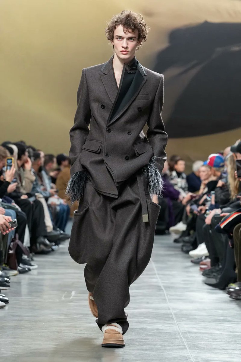 sacai men 25AW、来期も継続（？）の変形パンツ（イカパン）のバランス