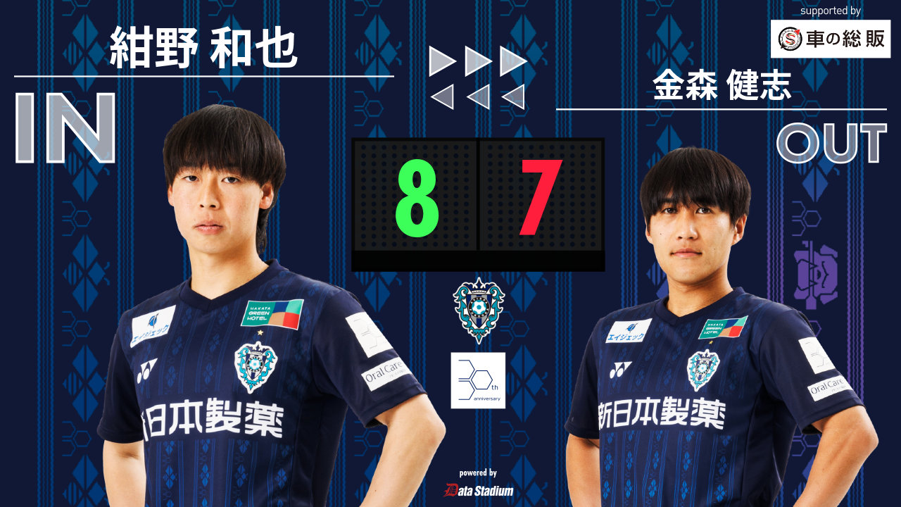 アビスパ福岡 金森健志選手 サイン入りユニフォーム 2025 アビスパ福岡