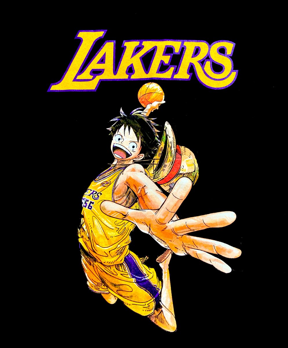 ロサンゼルス レイカーズ＆ワンピース コラボTシャツ！ LA LAKERS