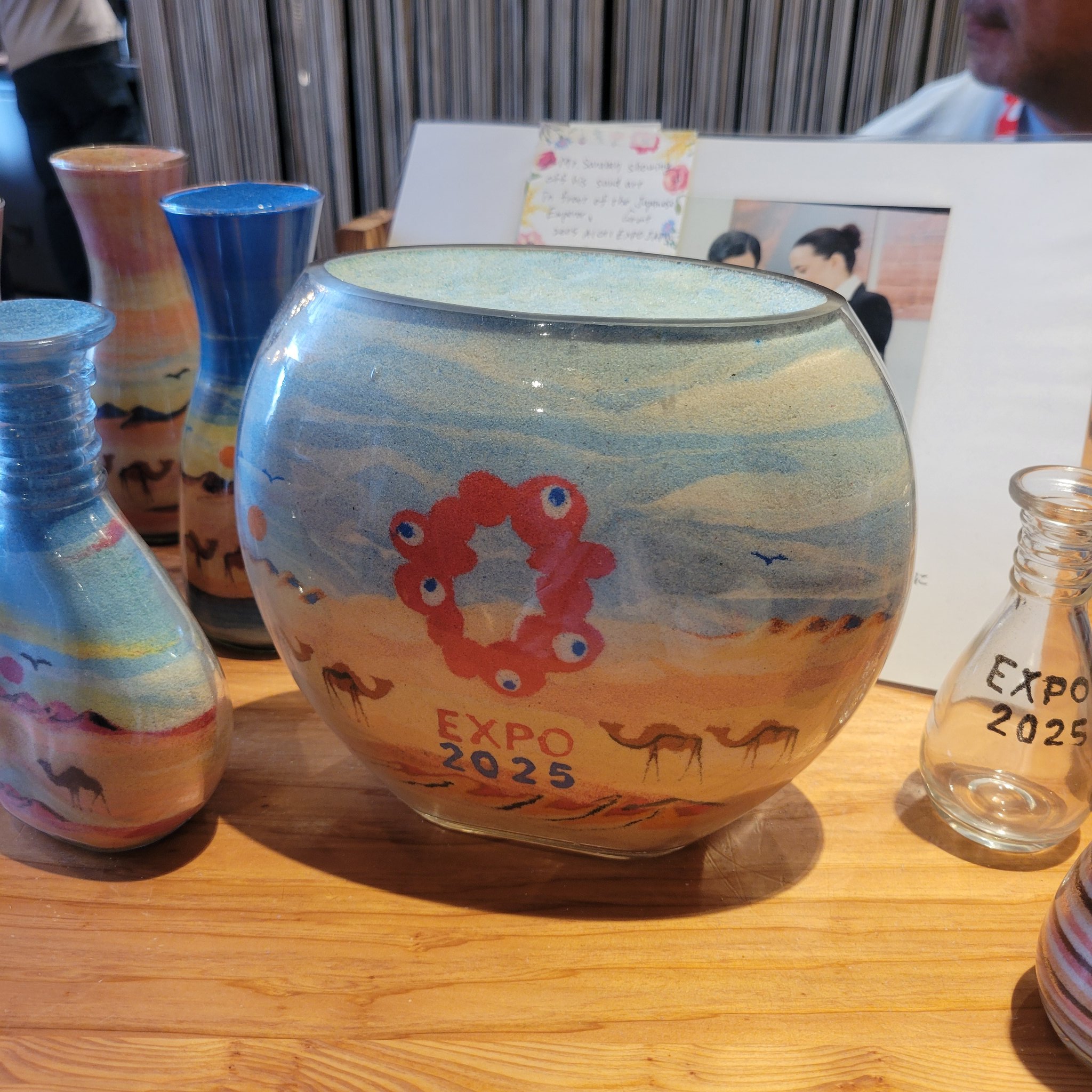 ヨルダンパビリオン サンドアート 砂 EXPO2025 大阪関西万博 ヨルダン