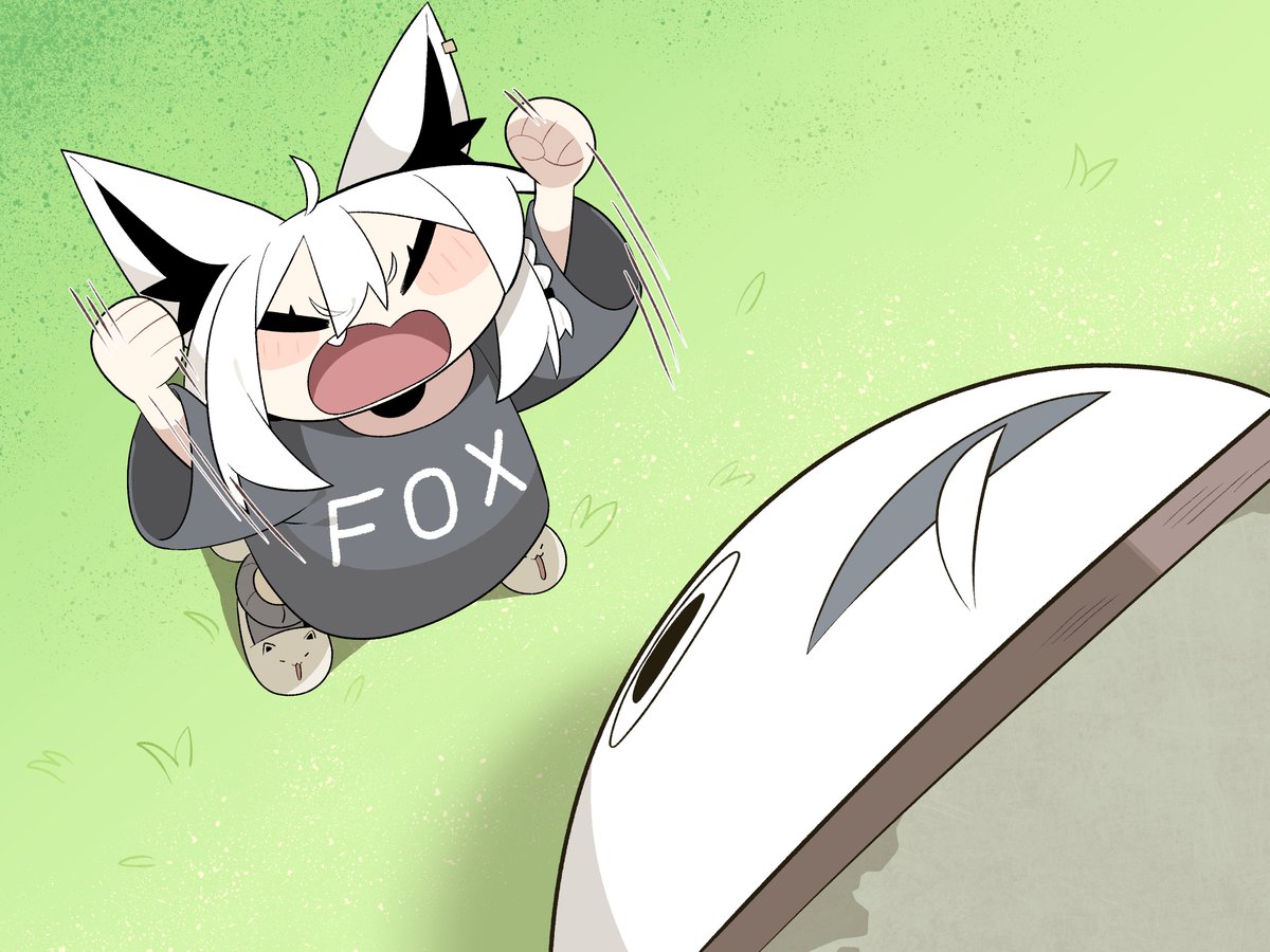 😠➡️😫➡️😑 #絵フブキ