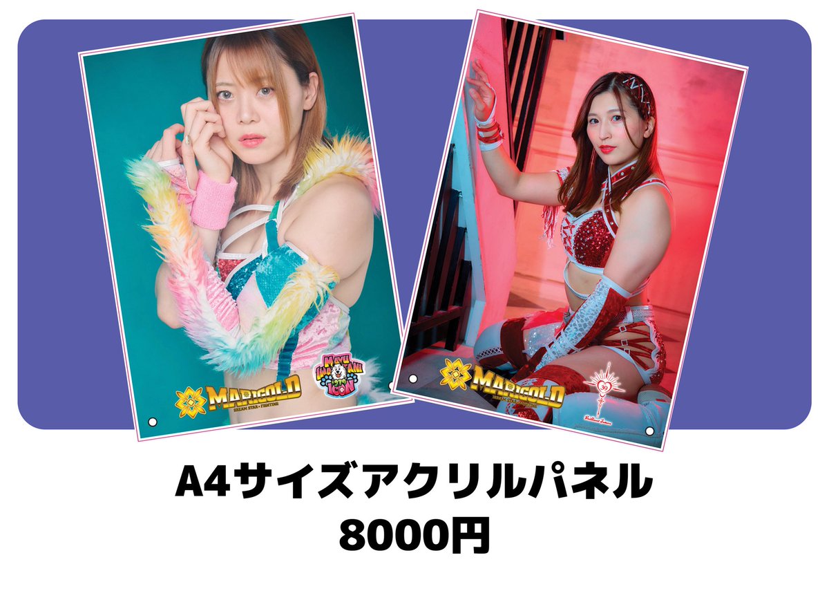 マリーゴールド 大田区総合体育館大会 岩谷麻優 サイン入り手形 マリー