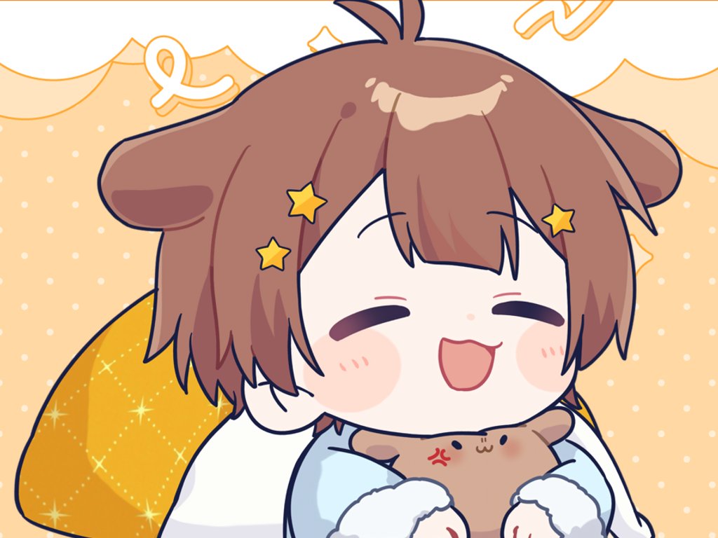 6月最初のおはよーににてる❕🐶🧡 起きた子から6月最初の”いいね”ちょ